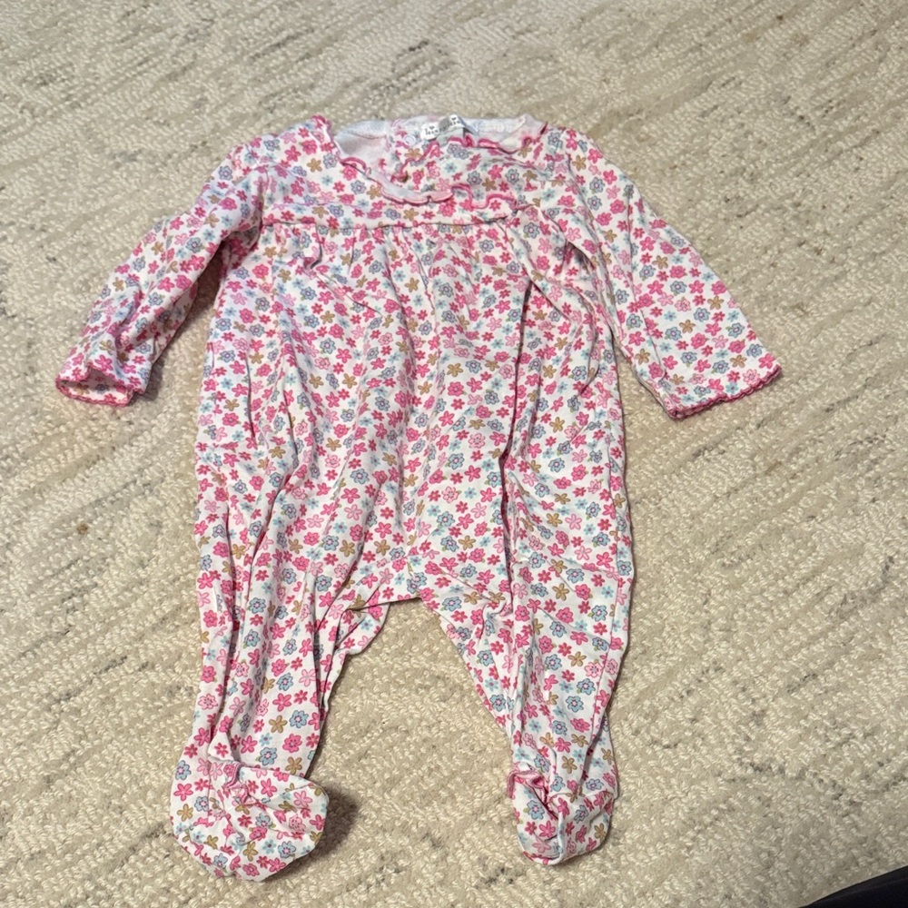 Kissy Kissy Pink and White Floral One Piece